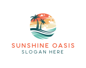 Summer Island Resort logo design