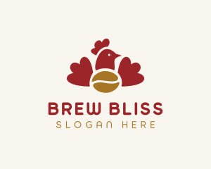 Chicken Coffee Bar logo design