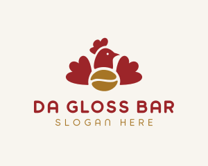 Chicken Coffee Bar logo design