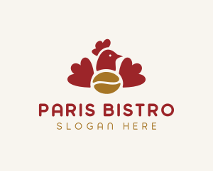 Chicken Coffee Bar logo design