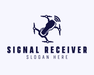 Drone Aerial Surveillance  logo design