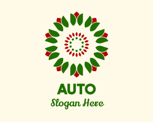 Symbol - Flower Bud Wreath logo design