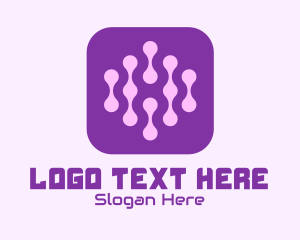 Music Lounge - Music Streaming App logo design