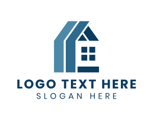 Village - Apartment House Property logo design