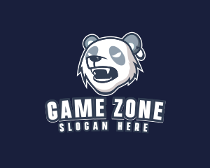 Angry Panda Bear logo design