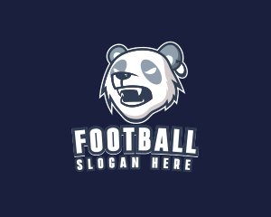 Wild - Angry Panda Bear logo design