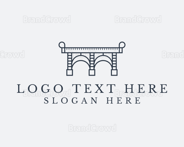 Ruler Bridge Construction Logo