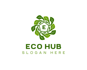 Organic Eco Garden logo design