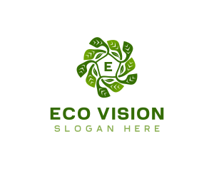 Organic Eco Garden logo design