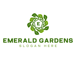 Organic Eco Garden logo design