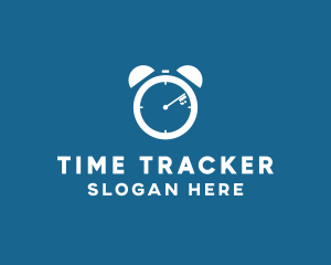 Stopwatch - Toothbrush Time Clock logo design