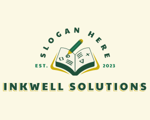 Writing - Writing Book Education logo design