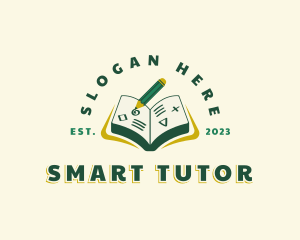 Tutor - Writing Book Education logo design