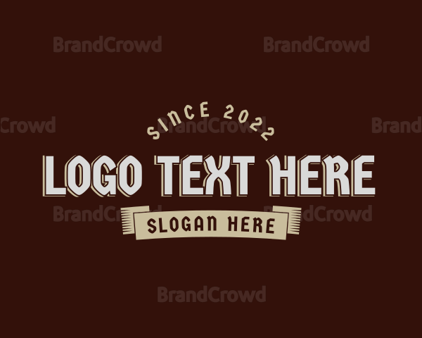 Premium Western Banner Logo