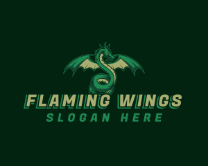 Wings - Dragon Wing Gaming logo design