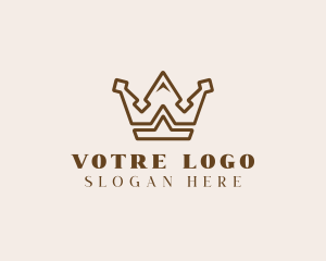 Heraldry - Bronze Royal Crown logo design