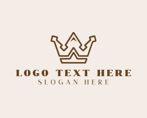 Royalty - Bronze Royal Crown logo design