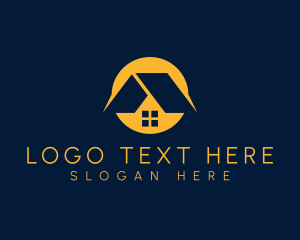 Shelter - Realty House Roofing logo design