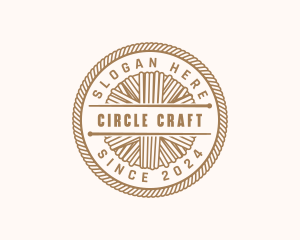 Yarn Embroidery Knitting logo design