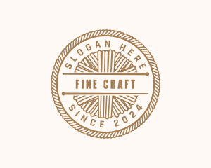 Yarn Embroidery Knitting logo design