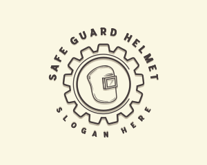 Steelworker Welding Helmet logo design