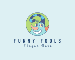 Clown - Happy Carnival Cartoon logo design