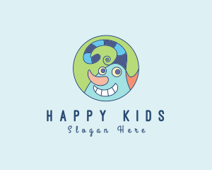 Happy Carnival Cartoon logo design