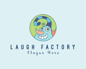 Comedian - Happy Carnival Cartoon logo design