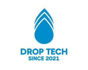 Drop - Blue Drops Wash logo design