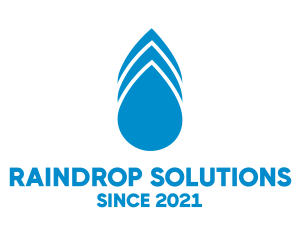 Drop - Blue Drops Wash logo design