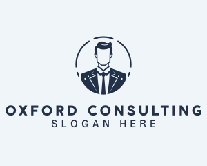 Male Recruitment Consultant logo design