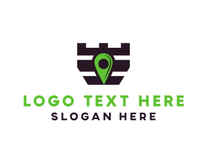 Local - Tower Location Pin logo design