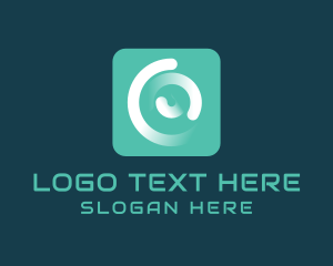 Financial - Spiral Media Startup logo design