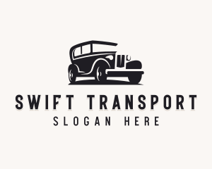 Retro Car Automobile logo design