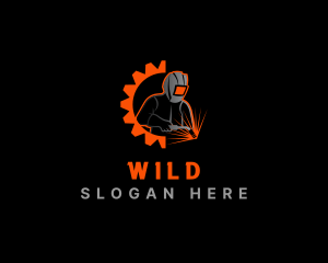 Person - Industrial Welding Mechanic logo design
