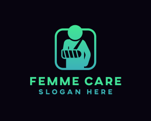 Human Injury Care logo design