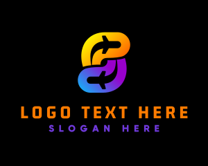 Travel Airplane Loop Logo