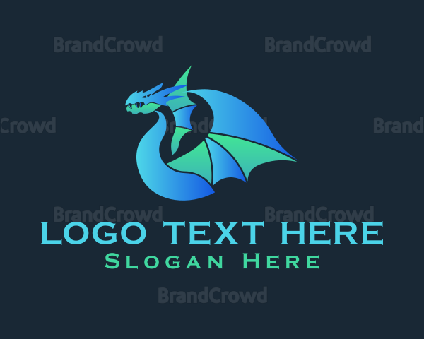 Mythical Dragon Beast Logo