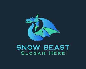 Mythical Dragon Beast logo design