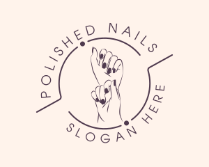 Nail - Nail Spa Salon logo design