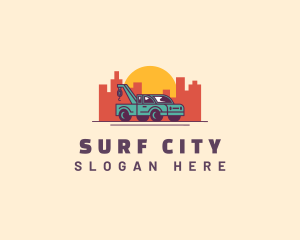 City Tow Truck logo design