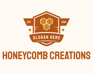 Vintage Honeycomb Badge logo design