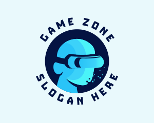 Virtual Reality Gaming logo design