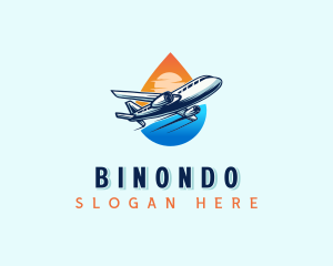 Tourism - Aviation Airplane Travel logo design