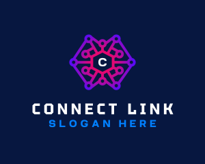 Link - Network Link Software logo design
