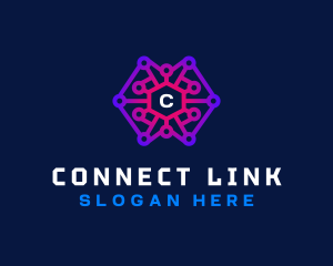 Network Link Software logo design