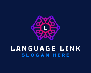 Network Link Software logo design