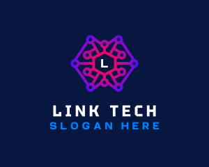 Network Link Software logo design