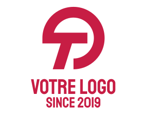 Underground - Red Stroke Tech logo design