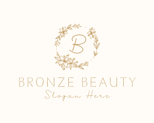 Flower Ornament Wreath Spa logo design